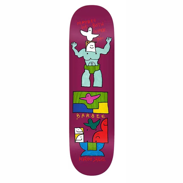 Krooked - We Barbee 8.75" Skateboard Deck