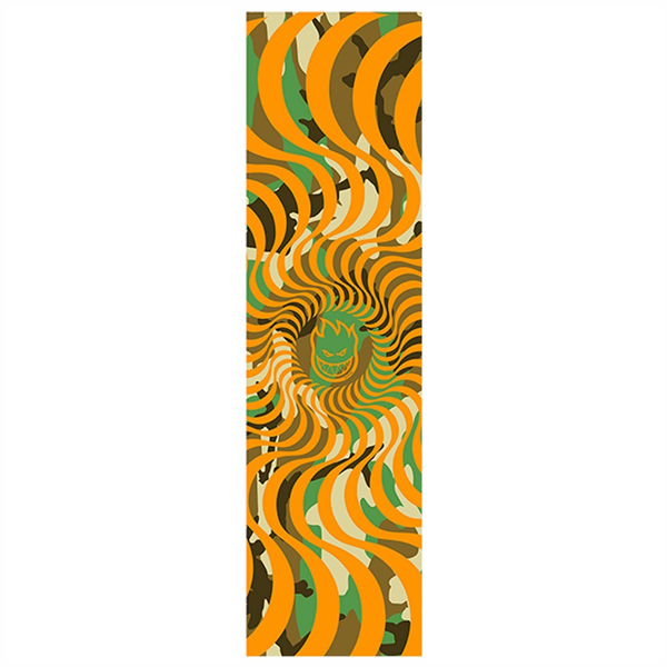 Spitfire - Classic Swirl Camo Orange Skate Grip Tape Sheet