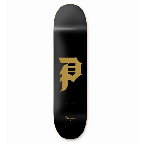 Primitive - Dirty P Deck 7.75" Black/Gold Skateboard Deck